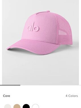 Pink Alo District Trucker Hat
